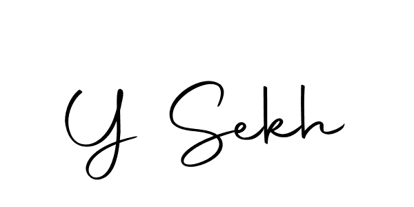 Make a beautiful signature design for name Y Sekh. With this signature (Autography-DOLnW) style, you can create a handwritten signature for free. Y Sekh signature style 10 images and pictures png