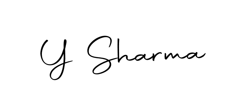 Make a short Y Sharma signature style. Manage your documents anywhere anytime using Autography-DOLnW. Create and add eSignatures, submit forms, share and send files easily. Y Sharma signature style 10 images and pictures png