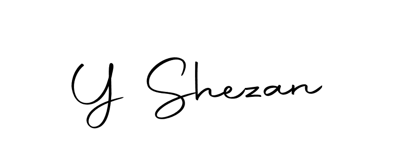 Use a signature maker to create a handwritten signature online. With this signature software, you can design (Autography-DOLnW) your own signature for name Y Shezan. Y Shezan signature style 10 images and pictures png