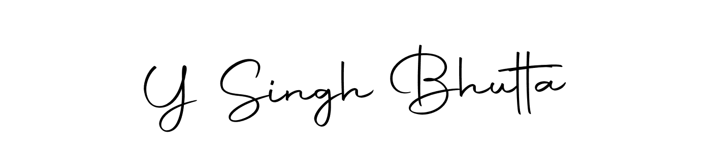 How to make Y Singh Bhutta signature? Autography-DOLnW is a professional autograph style. Create handwritten signature for Y Singh Bhutta name. Y Singh Bhutta signature style 10 images and pictures png
