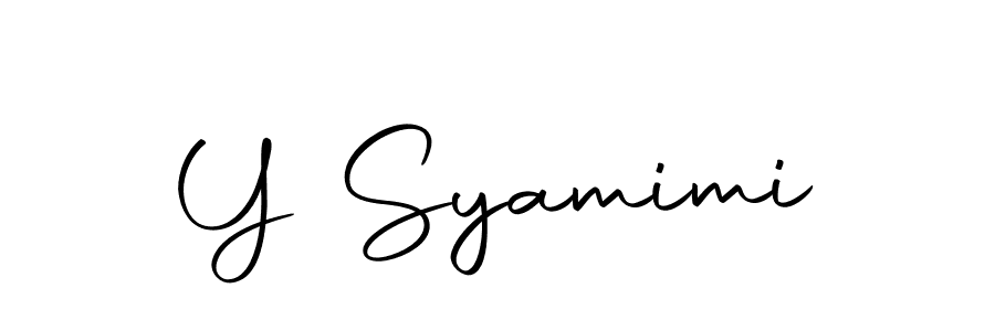 if you are searching for the best signature style for your name Y Syamimi. so please give up your signature search. here we have designed multiple signature styles  using Autography-DOLnW. Y Syamimi signature style 10 images and pictures png