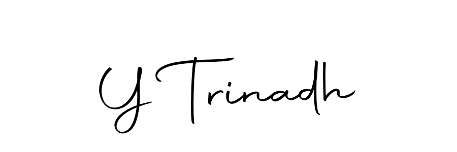 Make a beautiful signature design for name Y Trinadh. Use this online signature maker to create a handwritten signature for free. Y Trinadh signature style 10 images and pictures png