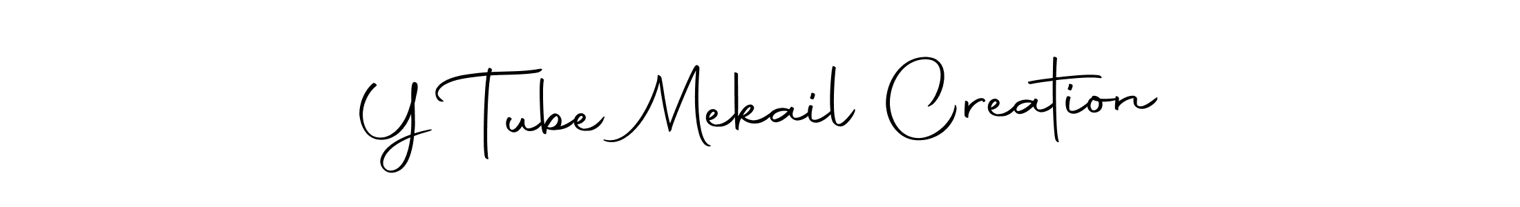 How to Draw Y Tube Mekail Creation signature style? Autography-DOLnW is a latest design signature styles for name Y Tube Mekail Creation. Y Tube Mekail Creation signature style 10 images and pictures png