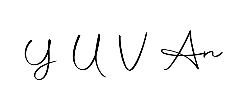 How to Draw Y U V An signature style? Autography-DOLnW is a latest design signature styles for name Y U V An. Y U V An signature style 10 images and pictures png
