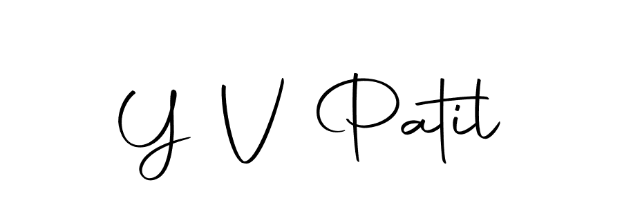 Design your own signature with our free online signature maker. With this signature software, you can create a handwritten (Autography-DOLnW) signature for name Y V Patil. Y V Patil signature style 10 images and pictures png