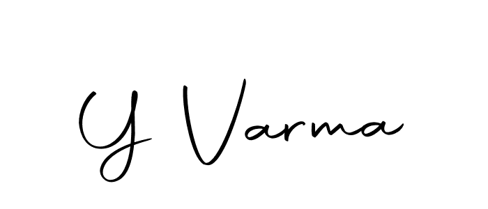 How to make Y Varma signature? Autography-DOLnW is a professional autograph style. Create handwritten signature for Y Varma name. Y Varma signature style 10 images and pictures png