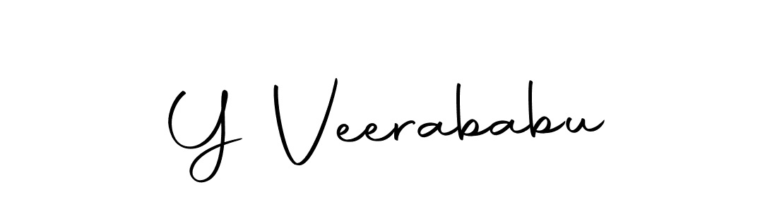 Autography-DOLnW is a professional signature style that is perfect for those who want to add a touch of class to their signature. It is also a great choice for those who want to make their signature more unique. Get Y Veerababu name to fancy signature for free. Y Veerababu signature style 10 images and pictures png