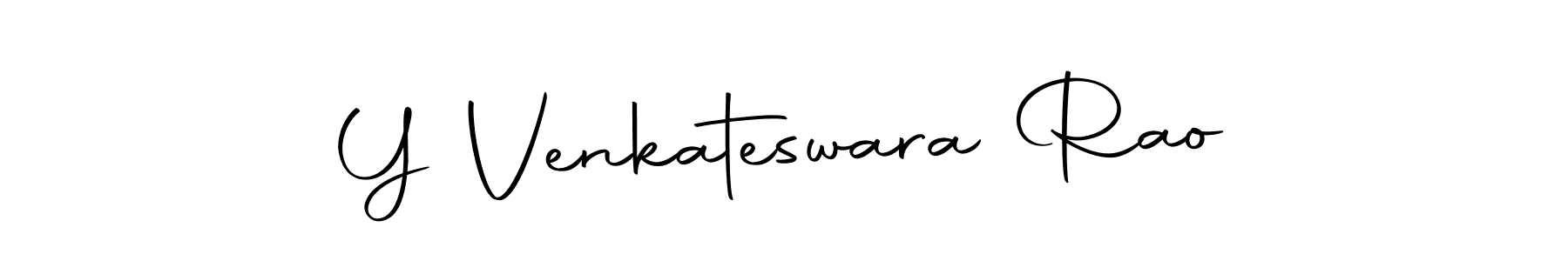 Design your own signature with our free online signature maker. With this signature software, you can create a handwritten (Autography-DOLnW) signature for name Y Venkateswara Rao. Y Venkateswara Rao signature style 10 images and pictures png