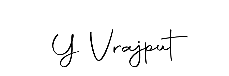 How to make Y Vrajput signature? Autography-DOLnW is a professional autograph style. Create handwritten signature for Y Vrajput name. Y Vrajput signature style 10 images and pictures png