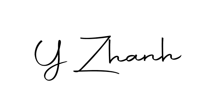 Make a beautiful signature design for name Y Zhanh. Use this online signature maker to create a handwritten signature for free. Y Zhanh signature style 10 images and pictures png