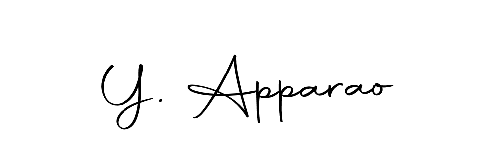 It looks lik you need a new signature style for name Y. Apparao. Design unique handwritten (Autography-DOLnW) signature with our free signature maker in just a few clicks. Y. Apparao signature style 10 images and pictures png