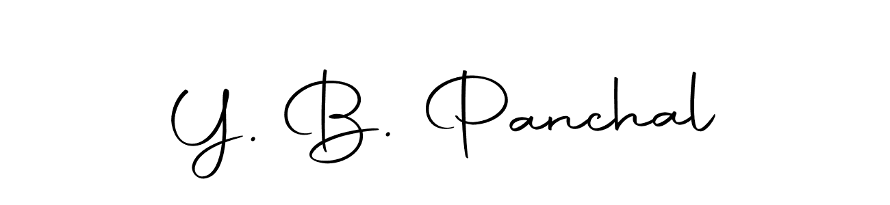 The best way (Autography-DOLnW) to make a short signature is to pick only two or three words in your name. The name Y. B. Panchal include a total of six letters. For converting this name. Y. B. Panchal signature style 10 images and pictures png