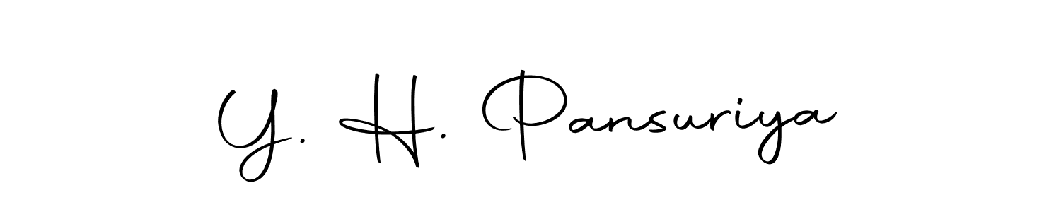 You can use this online signature creator to create a handwritten signature for the name Y. H. Pansuriya. This is the best online autograph maker. Y. H. Pansuriya signature style 10 images and pictures png