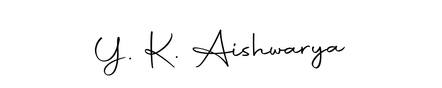 It looks lik you need a new signature style for name Y. K. Aishwarya. Design unique handwritten (Autography-DOLnW) signature with our free signature maker in just a few clicks. Y. K. Aishwarya signature style 10 images and pictures png