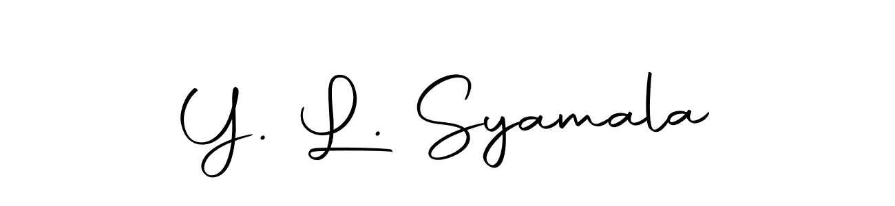 Check out images of Autograph of Y. L. Syamala name. Actor Y. L. Syamala Signature Style. Autography-DOLnW is a professional sign style online. Y. L. Syamala signature style 10 images and pictures png