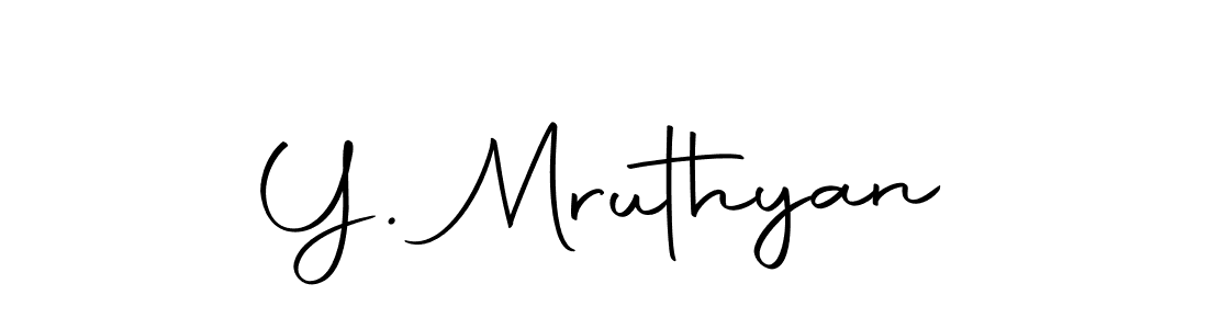 The best way (Autography-DOLnW) to make a short signature is to pick only two or three words in your name. The name Y. Mruthyan include a total of six letters. For converting this name. Y. Mruthyan signature style 10 images and pictures png