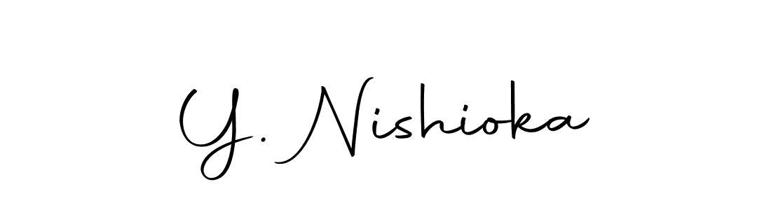 Similarly Autography-DOLnW is the best handwritten signature design. Signature creator online .You can use it as an online autograph creator for name Y. Nishioka. Y. Nishioka signature style 10 images and pictures png