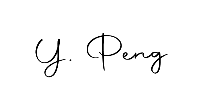 Create a beautiful signature design for name Y. Peng. With this signature (Autography-DOLnW) fonts, you can make a handwritten signature for free. Y. Peng signature style 10 images and pictures png