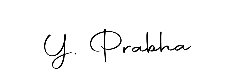 Here are the top 10 professional signature styles for the name Y. Prabha. These are the best autograph styles you can use for your name. Y. Prabha signature style 10 images and pictures png