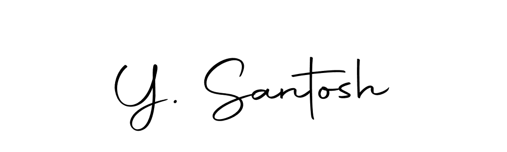 Similarly Autography-DOLnW is the best handwritten signature design. Signature creator online .You can use it as an online autograph creator for name Y. Santosh. Y. Santosh signature style 10 images and pictures png