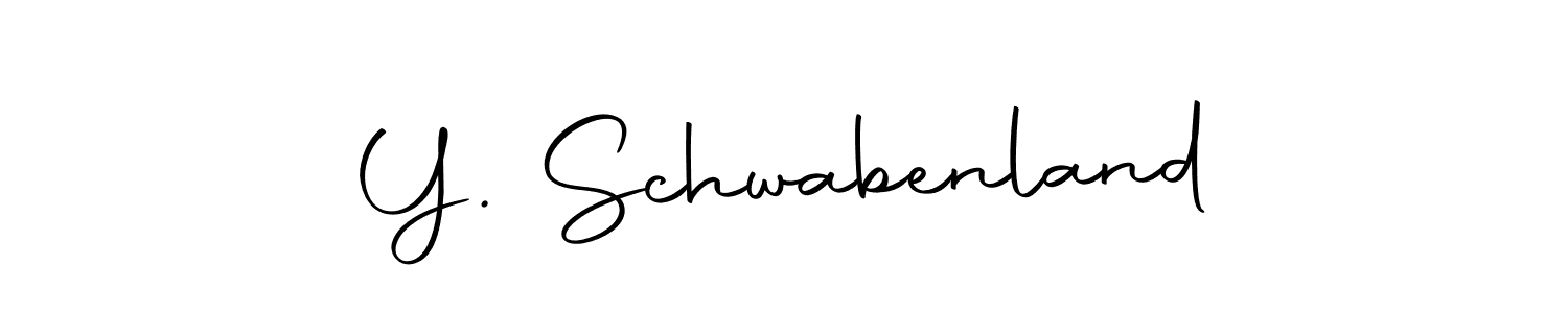 Also You can easily find your signature by using the search form. We will create Y. Schwabenland name handwritten signature images for you free of cost using Autography-DOLnW sign style. Y. Schwabenland signature style 10 images and pictures png