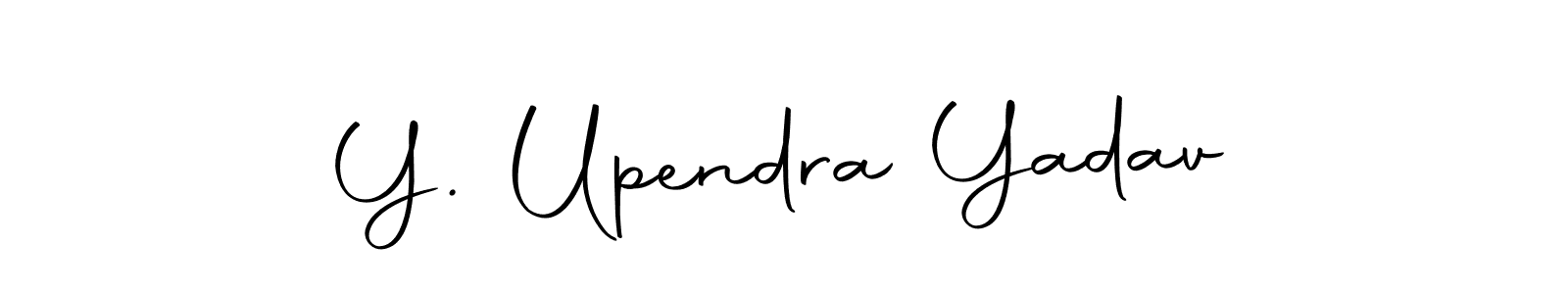 Make a beautiful signature design for name Y. Upendra Yadav. Use this online signature maker to create a handwritten signature for free. Y. Upendra Yadav signature style 10 images and pictures png
