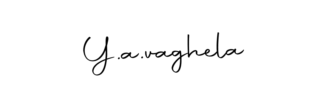 Make a beautiful signature design for name Y.a.vaghela. Use this online signature maker to create a handwritten signature for free. Y.a.vaghela signature style 10 images and pictures png