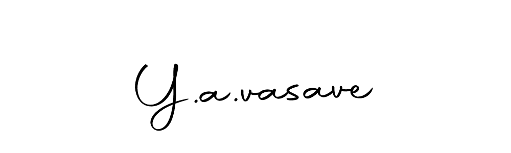 Here are the top 10 professional signature styles for the name Y.a.vasave. These are the best autograph styles you can use for your name. Y.a.vasave signature style 10 images and pictures png