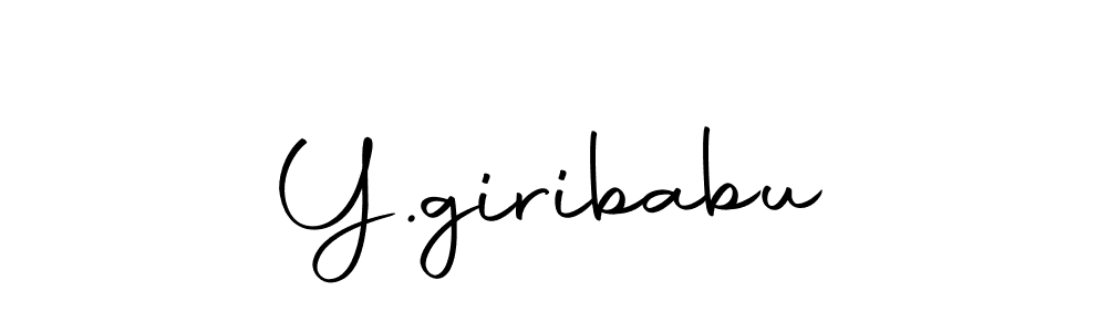 It looks lik you need a new signature style for name Y.giribabu. Design unique handwritten (Autography-DOLnW) signature with our free signature maker in just a few clicks. Y.giribabu signature style 10 images and pictures png