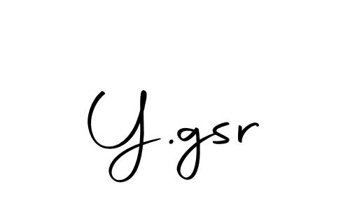 Make a beautiful signature design for name Y.gsr. With this signature (Autography-DOLnW) style, you can create a handwritten signature for free. Y.gsr signature style 10 images and pictures png