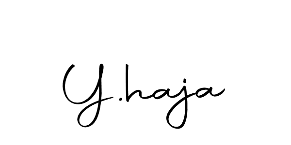 if you are searching for the best signature style for your name Y.haja. so please give up your signature search. here we have designed multiple signature styles  using Autography-DOLnW. Y.haja signature style 10 images and pictures png