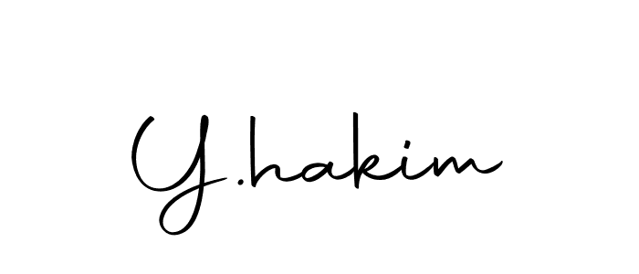 Design your own signature with our free online signature maker. With this signature software, you can create a handwritten (Autography-DOLnW) signature for name Y.hakim. Y.hakim signature style 10 images and pictures png