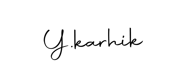 This is the best signature style for the Y.karhik name. Also you like these signature font (Autography-DOLnW). Mix name signature. Y.karhik signature style 10 images and pictures png