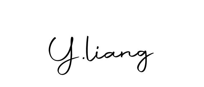 The best way (Autography-DOLnW) to make a short signature is to pick only two or three words in your name. The name Y.liang include a total of six letters. For converting this name. Y.liang signature style 10 images and pictures png