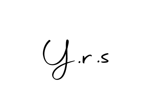 You should practise on your own different ways (Autography-DOLnW) to write your name (Y.r.s) in signature. don't let someone else do it for you. Y.r.s signature style 10 images and pictures png