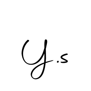 Also we have Y.s name is the best signature style. Create professional handwritten signature collection using Autography-DOLnW autograph style. Y.s signature style 10 images and pictures png