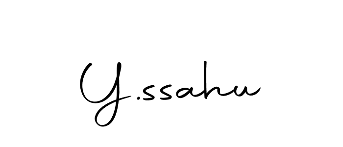 Design your own signature with our free online signature maker. With this signature software, you can create a handwritten (Autography-DOLnW) signature for name Y.ssahu. Y.ssahu signature style 10 images and pictures png