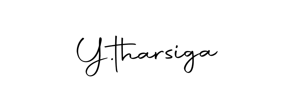 Make a beautiful signature design for name Y.tharsiga. With this signature (Autography-DOLnW) style, you can create a handwritten signature for free. Y.tharsiga signature style 10 images and pictures png