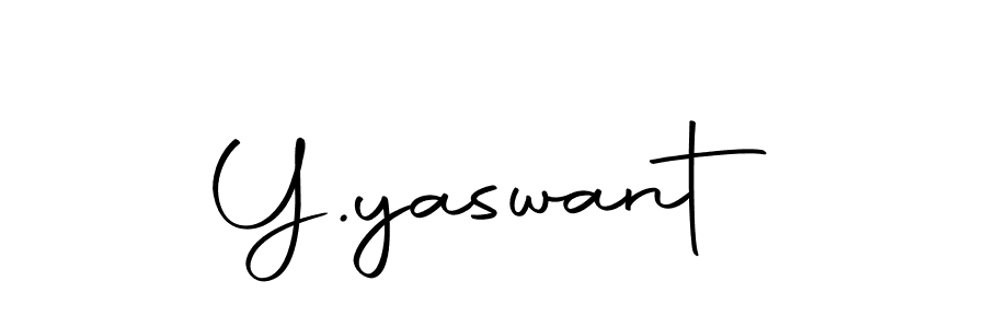 How to make Y.yaswant name signature. Use Autography-DOLnW style for creating short signs online. This is the latest handwritten sign. Y.yaswant signature style 10 images and pictures png