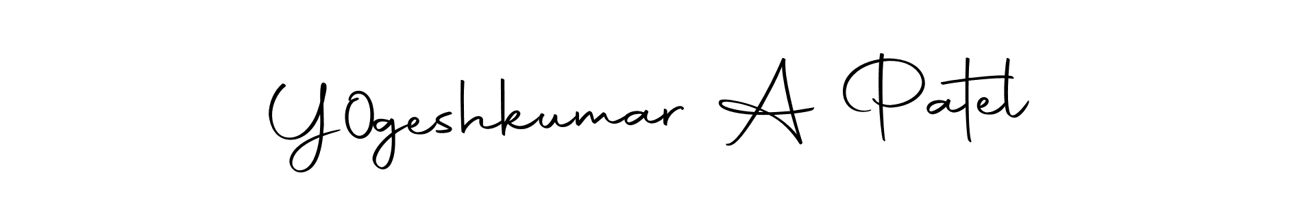 Design your own signature with our free online signature maker. With this signature software, you can create a handwritten (Autography-DOLnW) signature for name Y0geshkumar A Patel. Y0geshkumar A Patel signature style 10 images and pictures png