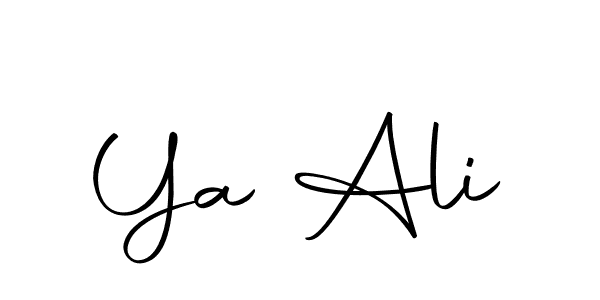 Also we have Ya Ali name is the best signature style. Create professional handwritten signature collection using Autography-DOLnW autograph style. Ya Ali signature style 10 images and pictures png