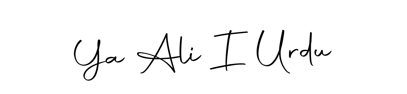 This is the best signature style for the Ya Ali I Urdu name. Also you like these signature font (Autography-DOLnW). Mix name signature. Ya Ali I Urdu signature style 10 images and pictures png