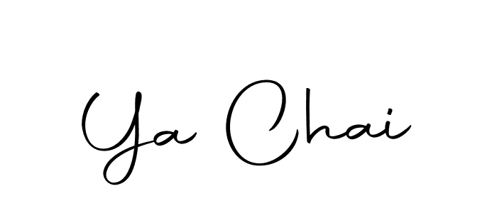 Similarly Autography-DOLnW is the best handwritten signature design. Signature creator online .You can use it as an online autograph creator for name Ya Chai. Ya Chai signature style 10 images and pictures png