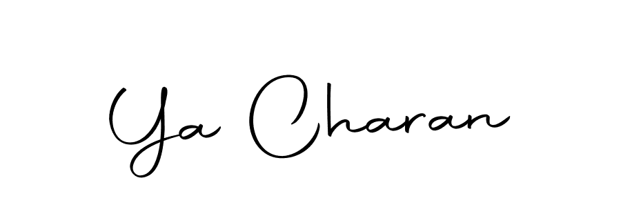 Ya Charan stylish signature style. Best Handwritten Sign (Autography-DOLnW) for my name. Handwritten Signature Collection Ideas for my name Ya Charan. Ya Charan signature style 10 images and pictures png