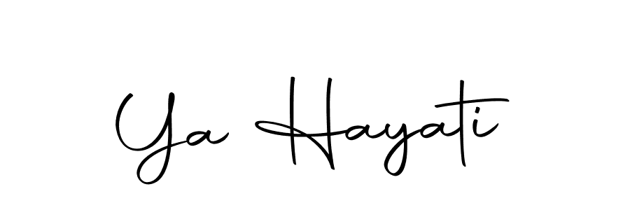 This is the best signature style for the Ya Hayati name. Also you like these signature font (Autography-DOLnW). Mix name signature. Ya Hayati signature style 10 images and pictures png