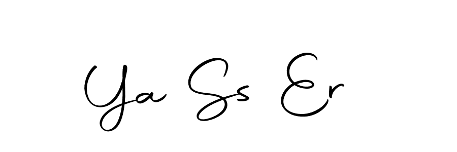 Use a signature maker to create a handwritten signature online. With this signature software, you can design (Autography-DOLnW) your own signature for name Ya Ss Er . Ya Ss Er  signature style 10 images and pictures png