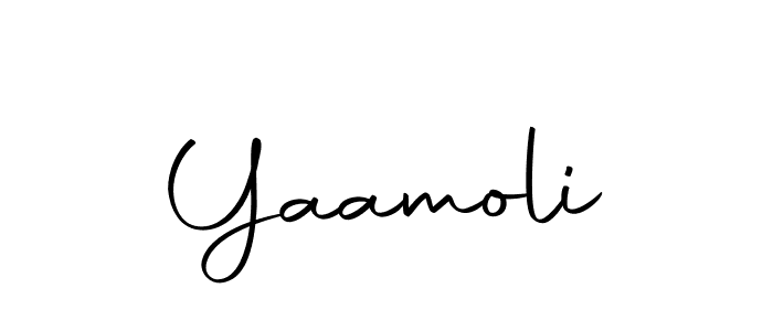 How to make Yaamoli signature? Autography-DOLnW is a professional autograph style. Create handwritten signature for Yaamoli name. Yaamoli signature style 10 images and pictures png