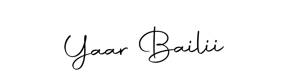 You can use this online signature creator to create a handwritten signature for the name Yaar Bailii. This is the best online autograph maker. Yaar Bailii signature style 10 images and pictures png
