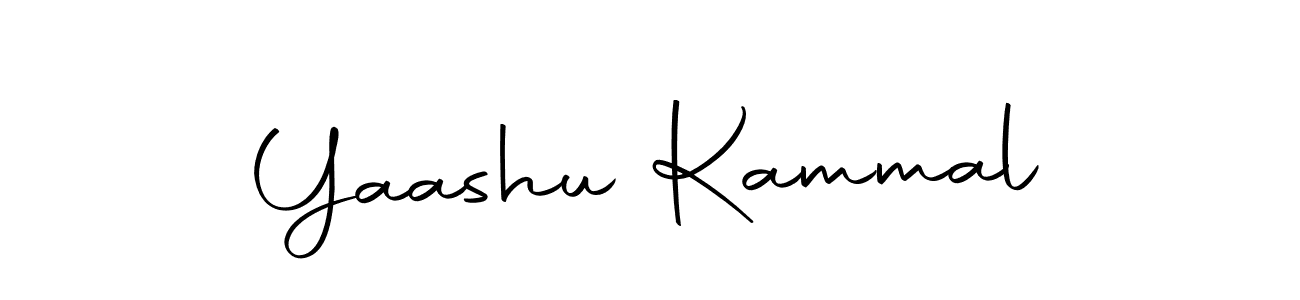 Make a beautiful signature design for name Yaashu Kammal. With this signature (Autography-DOLnW) style, you can create a handwritten signature for free. Yaashu Kammal signature style 10 images and pictures png