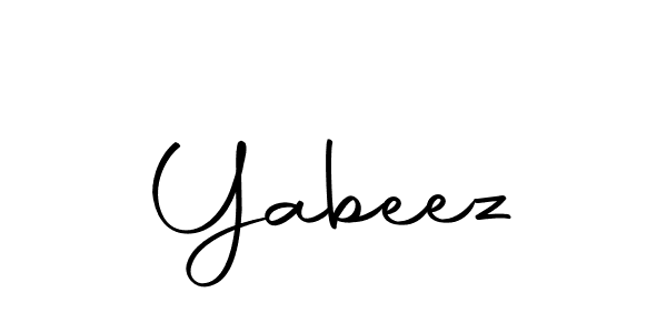 Make a beautiful signature design for name Yabeez. With this signature (Autography-DOLnW) style, you can create a handwritten signature for free. Yabeez signature style 10 images and pictures png